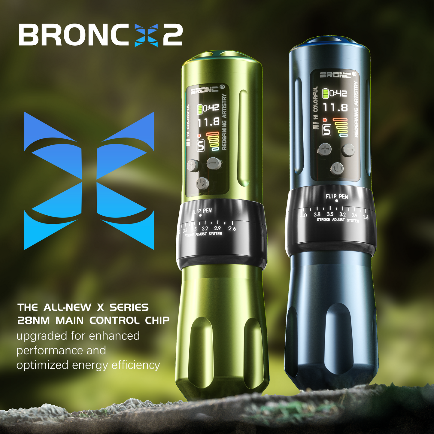 2024 BRONC X2 Adjustable Wireless Pen