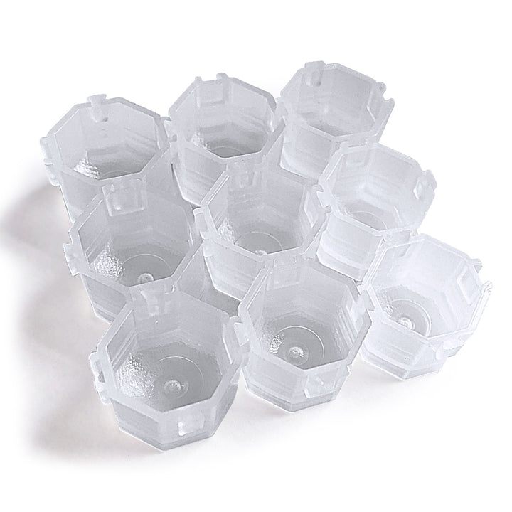 Tattoo Ink Cups Studio Accessories 200 PCS - Set of 200 tattoo ink cups for studio use.